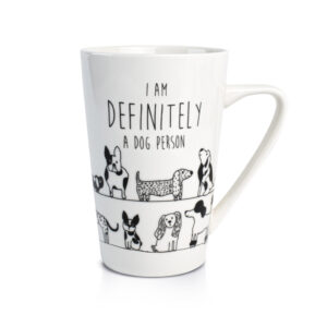 Dutch Rose thee mok XL - "I am a dog person" 430ml